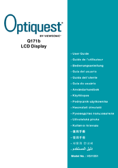 ViewSonic Optiquest VS11351 Käyttöopas