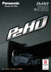Panasonic P2HD AG-HPX502 Brochure & Specs