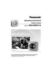 Panasonic BB-HCM311 Operating Instructions Manual