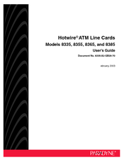 Paradyne Hotwire ATM Line Cards 8335 User Manual