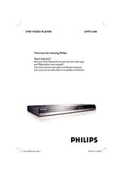Philips DVP3160K User Manual