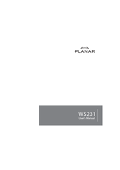 Planar WS231 User Manual