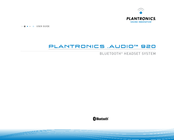 Plantronics .Audio 920 User Manual