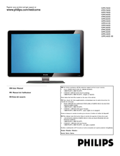 Philips 42PFL7403D User Manual