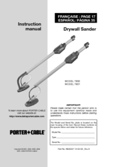 Porter-Cable N020227 Instruction Manual