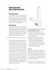 Profoto Sync Radio Receiver How To Use