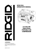 RIDGID IN625301AV Operator's Manual