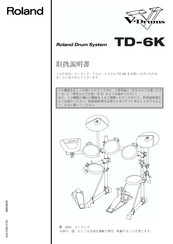Roland V-Drums TD-6K Owner's Manual