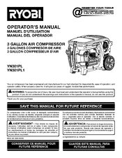 Ryobi YN301PL1 Operator's Manual