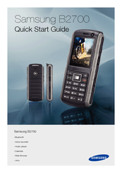 Samsung GT-B2700 Quick Start Manual