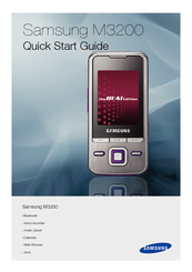 Samsung GT-M3200 Quick Start Manual