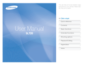 Samsung SL720 - Digital Camera - Compact User Manual