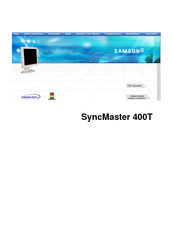 Samsung SyncMaster 400T Owner's Manual
