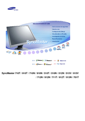 Samsung SyncMaster 701T Manual Del Usuario