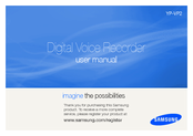 Samsung DIGITAL VOICE RECORDER YP-VP2 User Manual