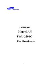 Samsung MagicLAN SWL-2200C User Manual