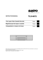 Sanyo TLS-9072 Instruction Manual