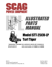 Scag Power Equipment Turf Tiger Propane STT52V-25CH-LP Illustrated Parts Manual