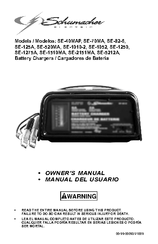 Schumacher SE-1052 Owner's Manual
