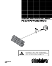 Shindaiwa PowerBroom PB270 Owner's/Operator's Manual