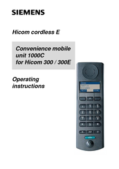 Siemens Hicom 300 optiset E Standard Operating Instructions Manual