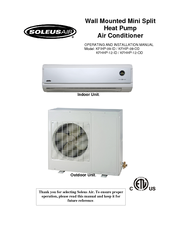 Soleus Air KFHHP-12-OD Operating And Installation Manual