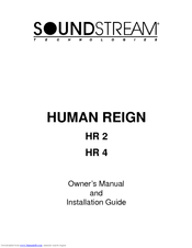 Soundstream HUMAN REIGN HR 2 Owner's Manual