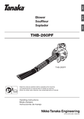 Tanaka THB-260PF Handling Instructions Manual