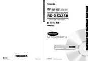 Toshiba RD-XS32SB Owner's Manual