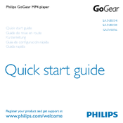 Philips SA3DKV04RN/02 Quick Start Manual