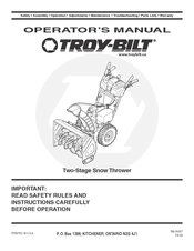 Troy-Bilt 769-04207 Operator's Manual