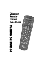 Universal Remote Control Star Light SL-7000 Operating Manual