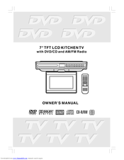 Venturer LCD Kitchen TV Owner's Manual