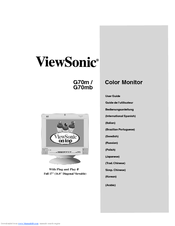 ViewSonic G70mb User Manual