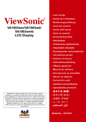 ViewSonic VA1903wm User Manual