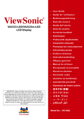 ViewSonic VA2333-LED User Manual