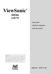 ViewSonic LCD TV VS12117-1M User Manual