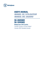 Westinghouse DVD Combo User Manual