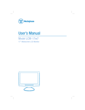 Westinghouse LCM-17W7 User Manual