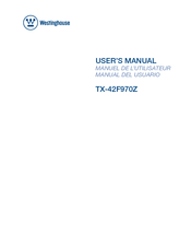 Westinghouse TX-42F970Z User Manual