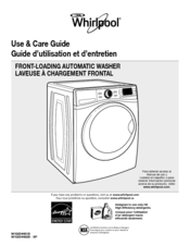 Whirlpool WFL98HEBU Use And Care Manual