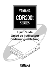 Yamaha CDR200t-NB User Manual