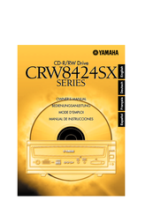 Yamaha CRW8424SX Series Owner's Manual