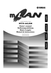 Yamaha MY8-mLAN Owner's Manual