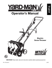 Yard-Man 769-03412 Operator's Manual