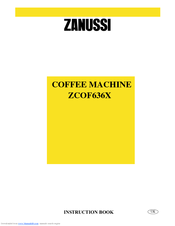 Zanussi ZCOF636X Instruction Book
