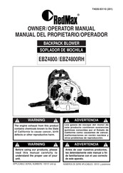 RedMax EBZ4800RH Owner's/Operator's Manual