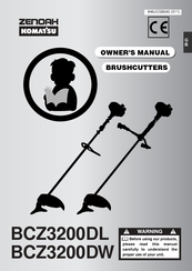 Komatsu Zenoah BCZ3200DL Owner's Manual