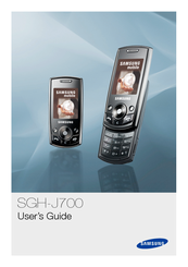Samsung SGH-J700G User Manual