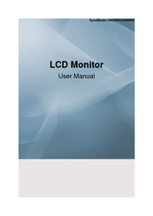 Samsung SyncMaster 2443NW User Manual